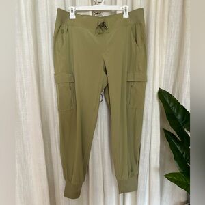 Green Dri-Fit Stretch Joggers Pants